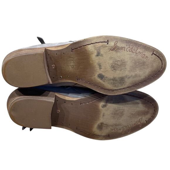 Sam Edelman Womens Packer Leather Almond Toe Ankle Boots Women's Size 8.5 EUC - Picture 5 of 7